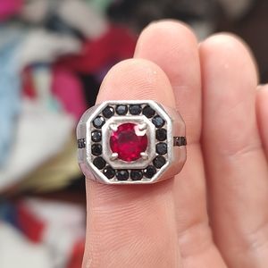 diamond pinky ring